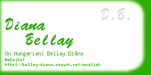 diana bellay business card